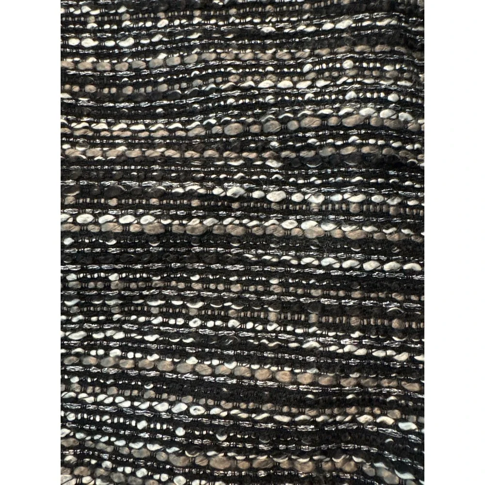 NWT Tahari Black & Gray Tweed Pencil Skirt Size 2 Fitted Y2K Clueless Classic - Picture 5 of 5